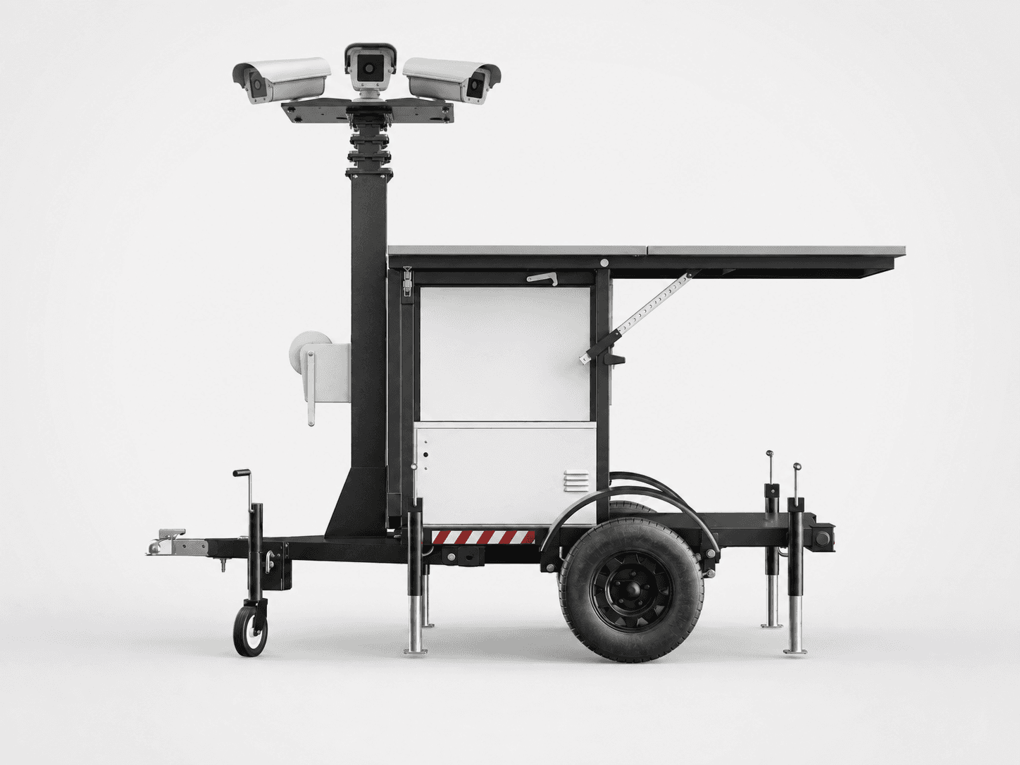 AVIAN Flight Series thermal camera mounted on a towable trailer